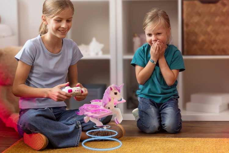 Revell 23803 RC Quadrocopter - Vliegende Eenhoorn - Lichtgevende LED-effecten - Roze - 2,4 GHz - Rev23803 18 - REV23803