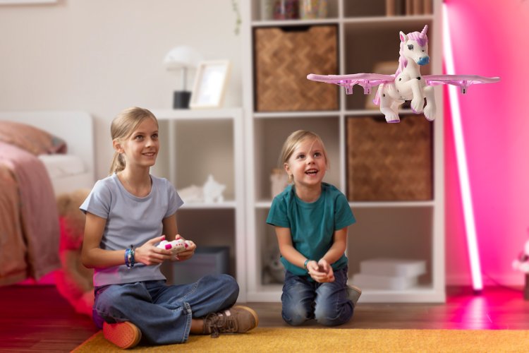 Revell 23803 RC Quadrocopter - Vliegende Eenhoorn - Lichtgevende LED-effecten - Roze - 2,4 GHz - Rev23803 19 - REV23803