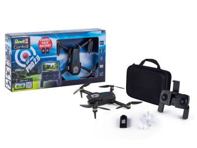 Revell 23805 RC Drone &ndash; Camera Quadcopter &ndash; Go! Video Pro 2.0 &ndash; Full HD Camera &ndash; Black &ndash; 2.4GHz - Rev23805 1 - REV23805