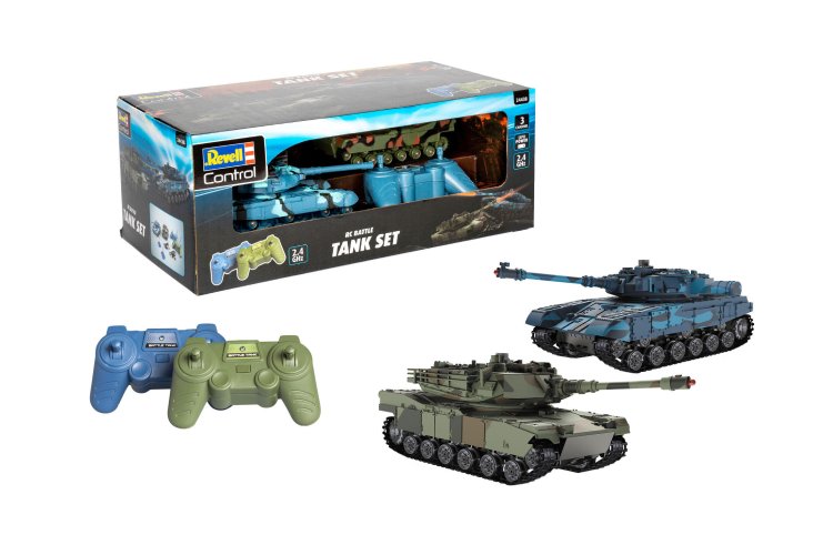 1:52 Revell 24438 RC Battle Set - Battlefield Tanks - Rev24438 rc battle set battlefield tanks 01 1 - REV24438