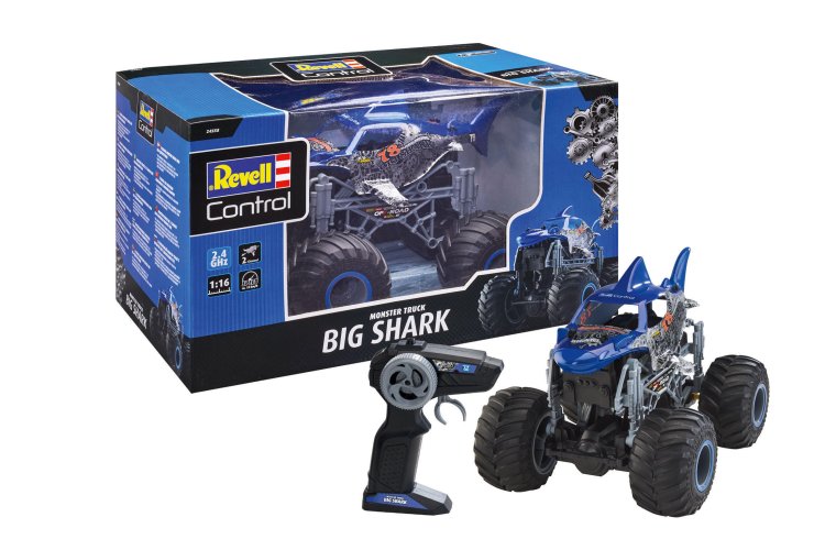 1:16 Revell 24558 RC Monster Truck - Big Shark - Rev24558 monster truck big shark 01 1 - REV24558