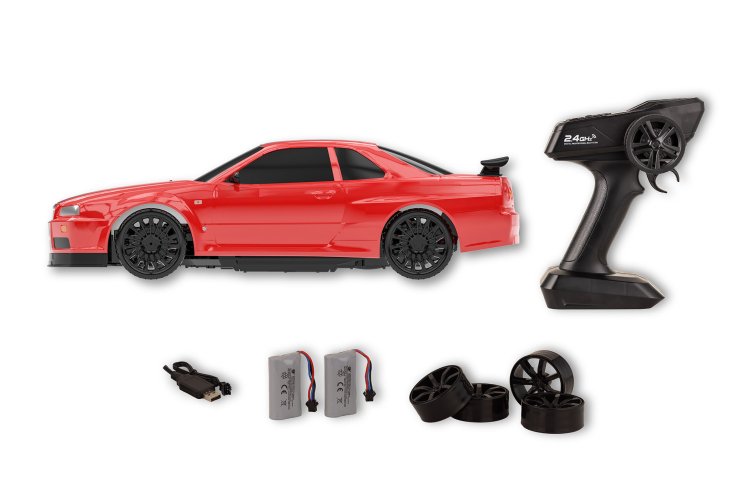1:10 Revell 24585 RC Auto - 1999 Nissan Skyline GT-R R34 - XXL Nitro Drift Car - 4WD - 2,4 GHz - Rev24585 11 - REV24585