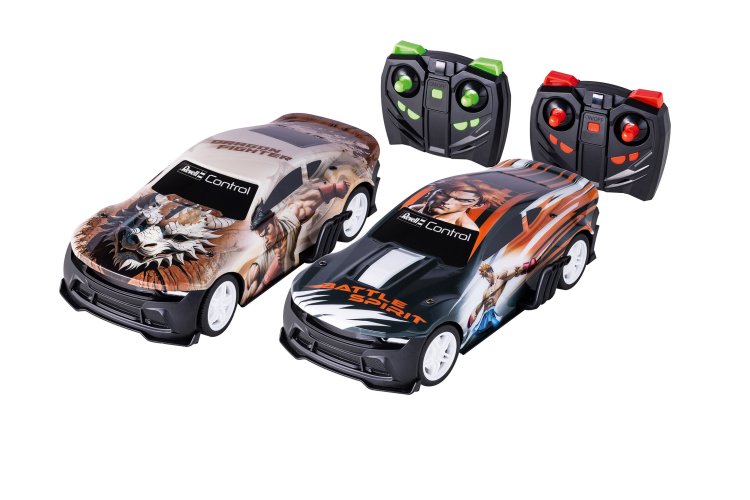 1:18 Revell 24593 RC Car Set &ndash; Crash Fighters &ndash; 2 Cars &ndash; 2.4GHz - Rev24593 2 - REV24593