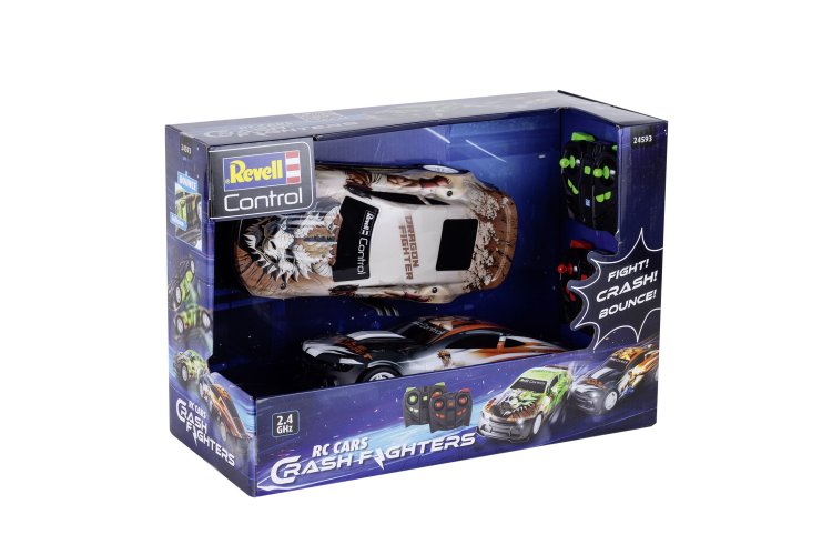 1:18 Revell 24593 RC Car Set &ndash; Crash Fighters &ndash; 2 Cars &ndash; 2.4GHz - Rev24593 6 - REV24593