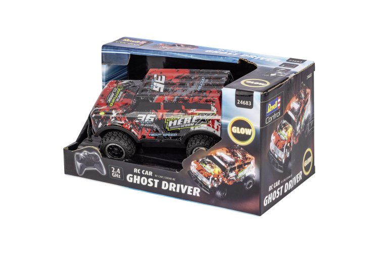 1:22 Revell 24683 RC Auto Ghost Driver - Rood - Rev24683 4 - REV24683