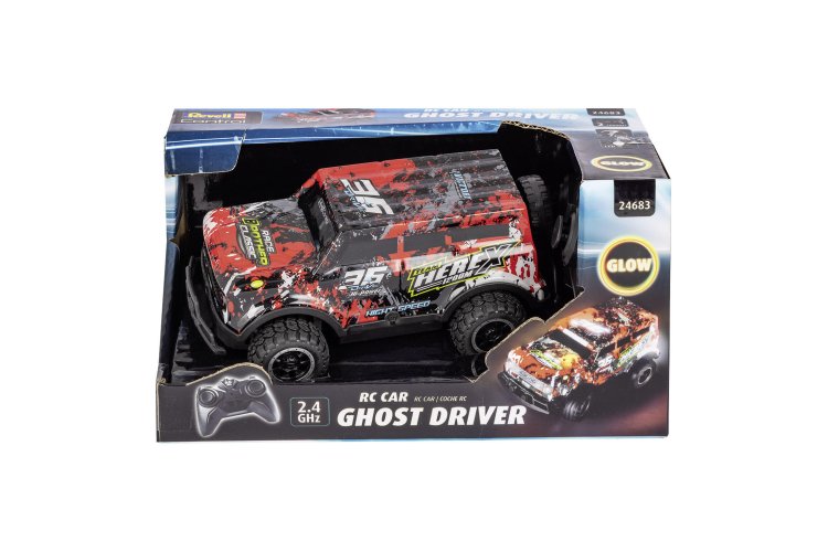 1:22 Revell 24683 RC Auto Ghost Driver - Rood - Rev24683 5 - REV24683