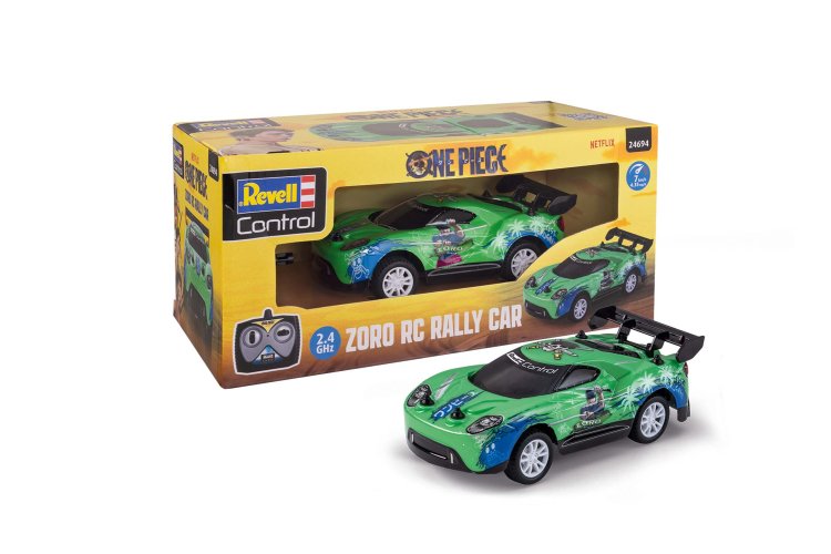 1:26 Revell 24694 RC Car &ndash; Anime Rally Car &ndash; One Piece Zoro &ndash; 2.4 GHz - Rev24694 1 - REV24694