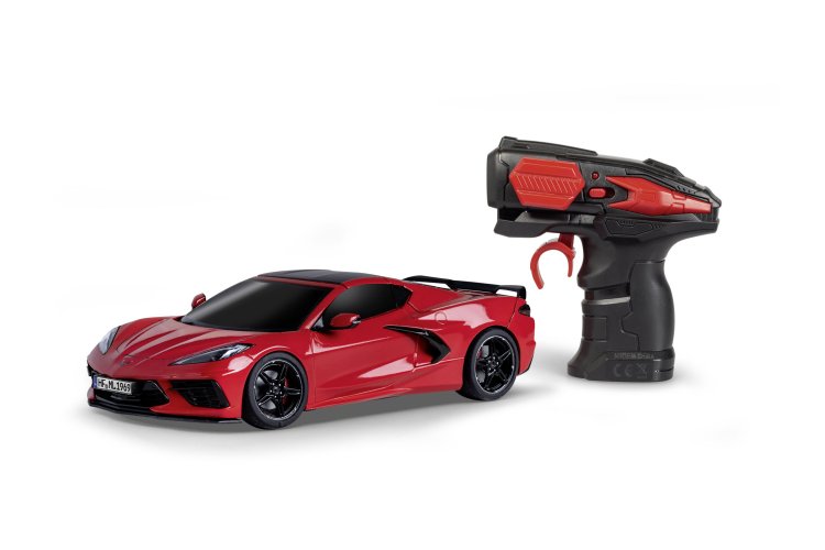 1:24 Revell 24697 RC Sports Car Corvette C8 - Red - 2.4GHz - Rev24697 1 - REV24697
