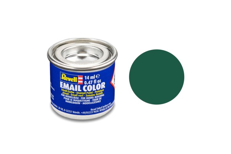 Revell #39 Dark Green - Matt - Enamel - 14ml - Rev32139 xs - REV32139-XS