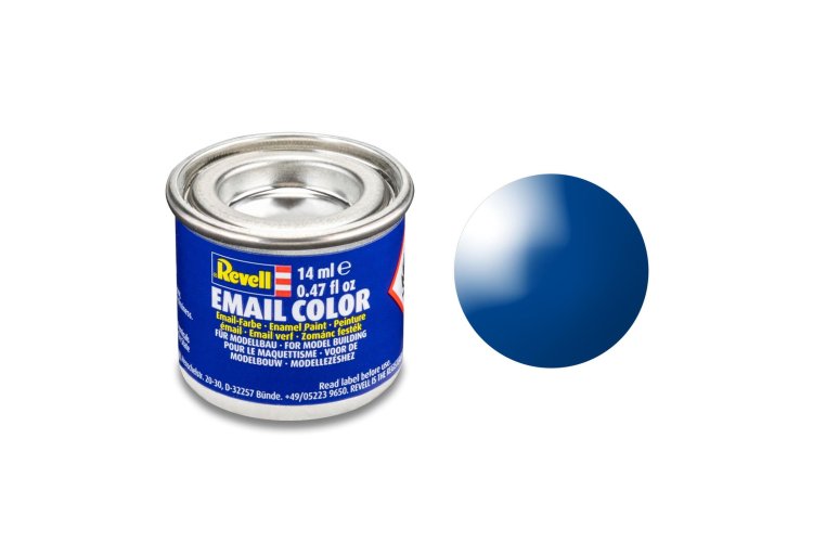 Revell #52 Blue - Gloss  - RAL5005 - Enamel - 14ml - Rev32152 xs - REV32152-XS