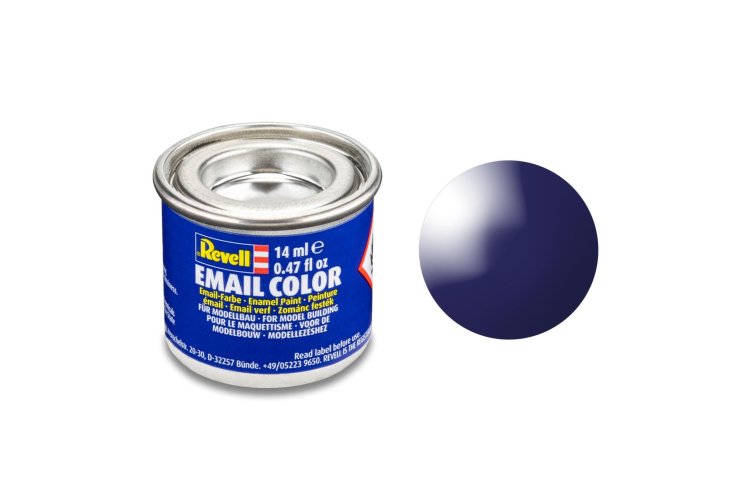 Revell #54 Night Blue - Gloss - RAL5022 - Enamel - 14ml - Rev32154 xs - REV32154-XS