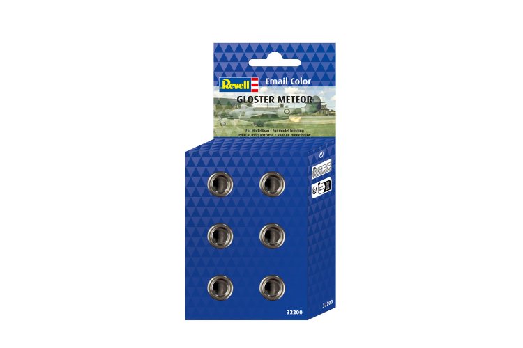 Revell 32200 Paint Colors for Gloster Meteor F.8 / FR.9 – Enamel Set – 6x14ml - Rev32200 xs 1 - REV32200-XS