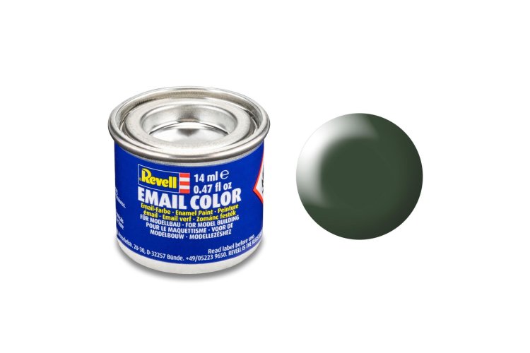 Revell #363 Dark Green - Satin - RAL6020 - Enamel - 14ml - Rev32363 xs 1 - REV32363-XS