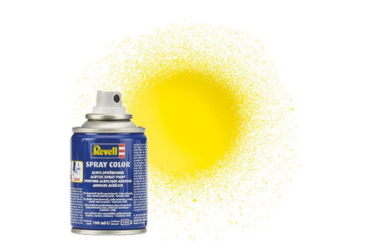 Revell #12 Yellow - Gloss - Acryl Spray - 100ml - Rev34112 1 - REV34112