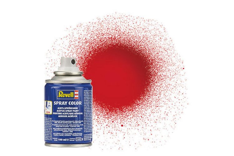 Revell #31 Fire Red - Gloss - Acryl Spray - 100ml - Rev34131 1 - REV34131