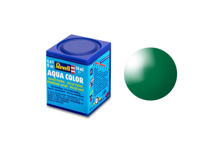 Revell Aqua  #61 Emerald Green - Gloss - RAL6029 - Acryl - 18ml - Rev36161 xs 1 - REV36161-XS