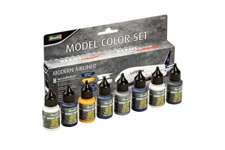 Revell 36203 Model Color - Moderne Civiele Vliegtuig Kleuren - Acryl ...