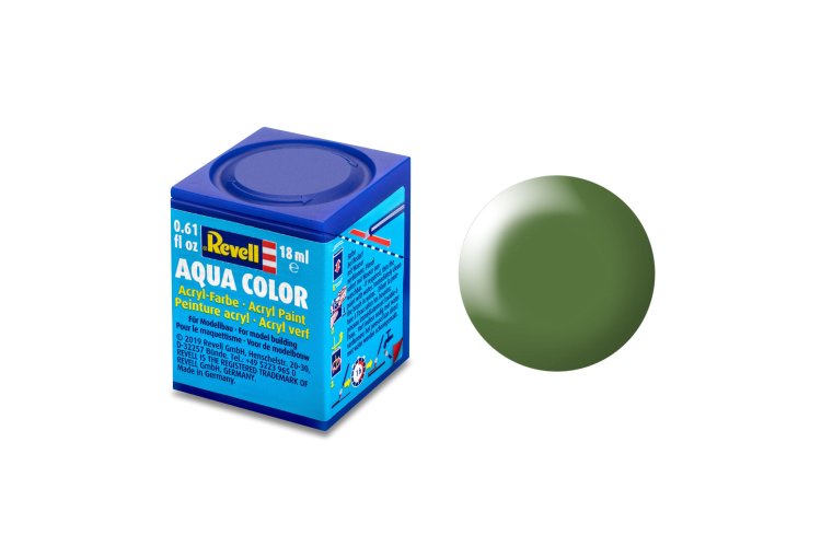 Revell Aqua  #360 Fern Green - Satin - RAL6025 - Acryl - 18ml - Rev36360 xs 1 - REV36360-XS