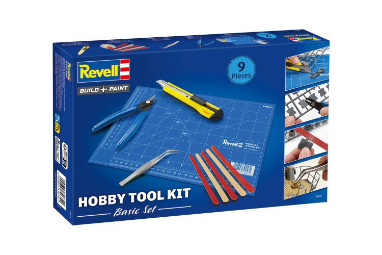Revell 39639 Hobby Tool Kit Basic &ndash; Basic Tools for Model Building and Hobby &ndash; 5 Pieces - Rev39639 20 - REV39639