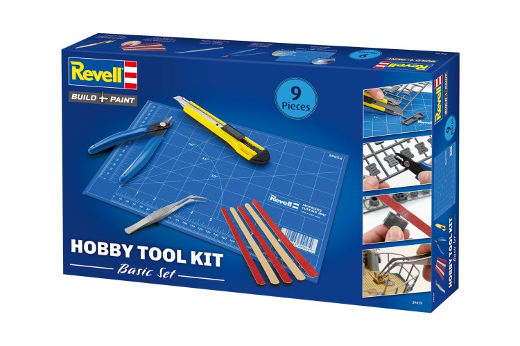 Revell 39639 Hobby Tool Kit Basic &ndash; Basic Tools for Model Building and Hobby &ndash; 5 Pieces - Rev39639 22 - REV39639