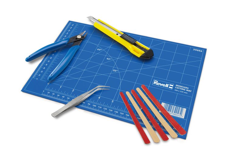 Revell 39639 Hobby Tool Kit Basic &ndash; Basic Tools for Model Building and Hobby &ndash; 5 Pieces - Rev39639 7 - REV39639