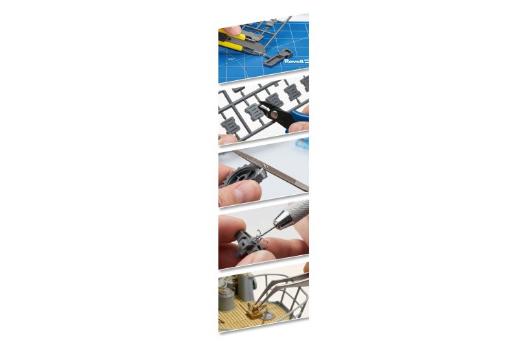 Revell 39640 Hobby Tool Kit Pro - Professioneel Gereedschap voor Modelbouw en Hobby - 6-delig - Rev39640 9 - REV39640