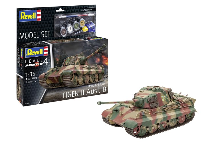 1:35 Revell 63249 Henschel Turret Tiger II Ausf.B - Panzerkampfwagen VI - Model Set - Rev63249 1 - REV63249