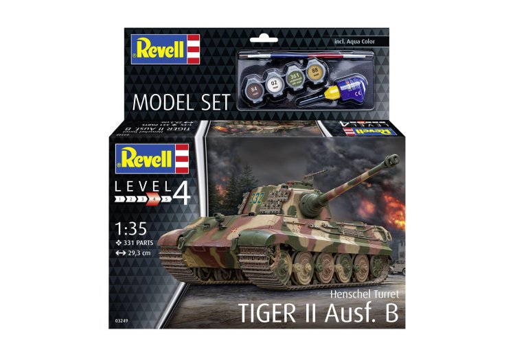 1:35 Revell 63249 Henschel Turret Tiger II Ausf.B - Panzerkampfwagen VI - Model Set - Rev63249 4 - REV63249