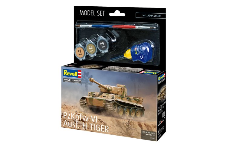 1:72 Revell 63262 Panzerkampfwagen VI Tiger I - PzKpfw VI Ausf. H Tiger - Model Set - Rev63262 12 - REV63262