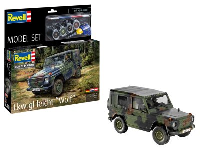 1:35 Revell 63277 Mercedes-Benz LKW gl leicht "Wolf" - Militaire Auto - Model Set - Rev63277 1x - REV63277