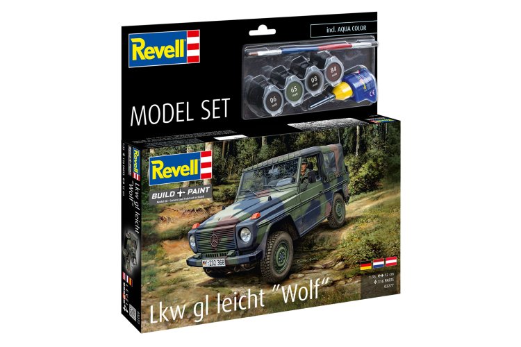 1:35 Revell 63277 Mercedes-Benz LKW gl leicht "Wolf" - Militaire Auto - Model Set - Rev63277 20 - REV63277