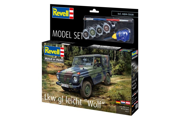 1:35 Revell 63277 Mercedes-Benz LKW gl leicht "Wolf" - Militaire Auto - Model Set - Rev63277 22 - REV63277