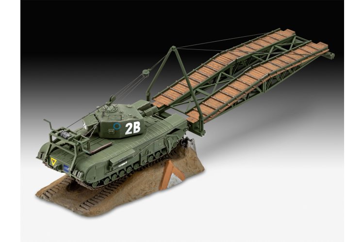 1:76 Revell 63297 A22 Churchill A.V.R.E. &ndash; WWII British Armoured Engineering Tank &ndash; Model Set - Rev63297 7 - REV63297