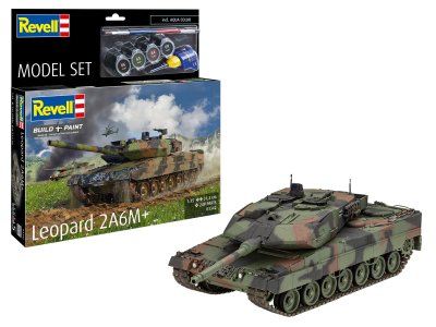 1:35 Revell 63342 Tank Leopard 2 A6M+ - Model Set - Rev63342 1x - REV63342