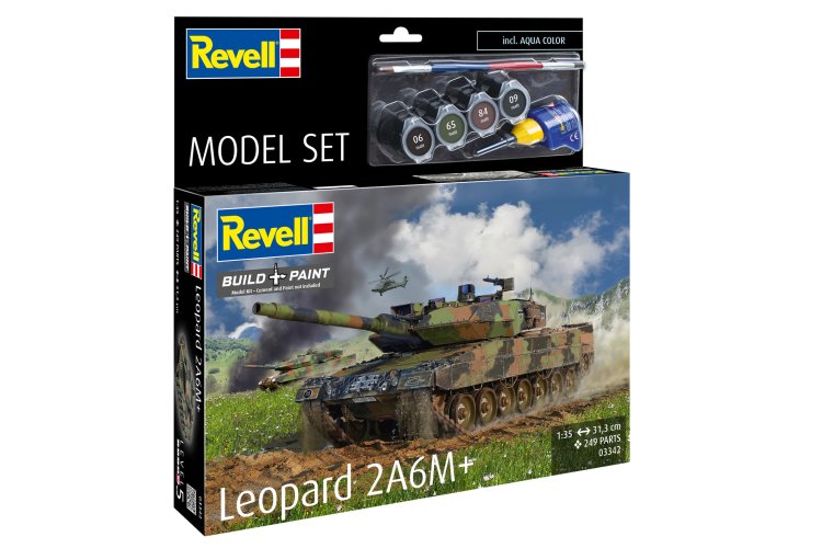 1:35 Revell 63342 Tank Leopard 2 A6M+ - Model Set - Rev63342 20 - REV63342