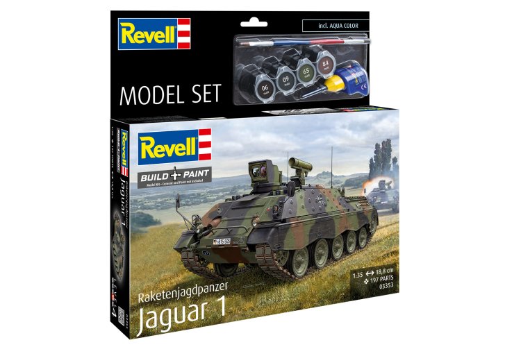 1:35 Revell 63353 Raketenjagdpanzer Jaguar 1 - Militair Voertuig - Model Set - Rev63353 10 - REV63353