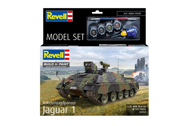 1:35 Revell 63353 Raketenjagdpanzer Jaguar 1 - Militair Voertuig - Model Set - Rev63353 11 - REV63353