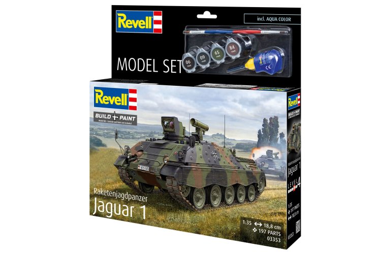 1:35 Revell 63353 Raketenjagdpanzer Jaguar 1 - Militair Voertuig - Model Set - Rev63353 12 - REV63353