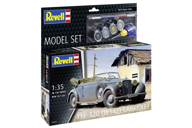1:35 Revell 63354 Mercedes-Benz Typ 320 W142 Cabriolet - Car - Model Set - Rev63354 2 - REV63354