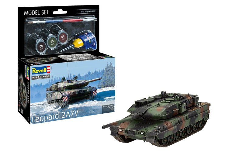 1:72 Revell 63355 Leopard 2A7V - Tank - Model Set - Rev63355 1x - REV63355