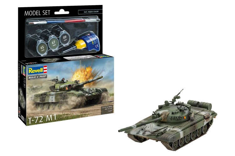 1:72 Revell 63357 T-72 M1 Tank - Model Set - Rev63357 1x - REV63357