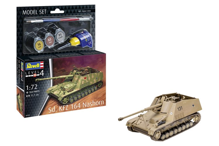 1:72 Revell 63358 Sd.Kfz. 164 Nashorn - Panzerj&auml;ger - Model Set - Rev63358 1 - REV63358
