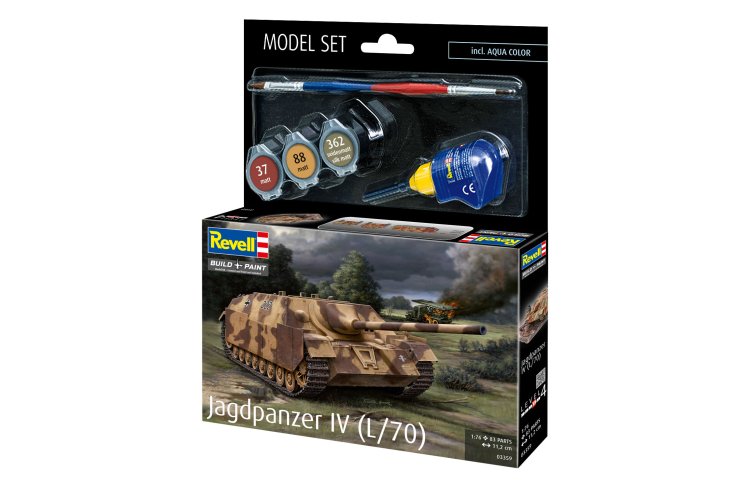1:76 Revell 63359 Jagdpanzer IV (L/70) Tank - Model Set - Rev63359 12 - REV63359