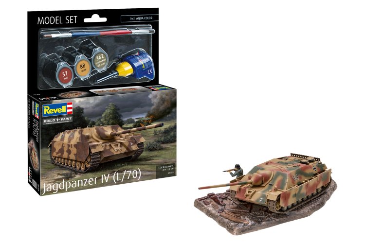 1:76 Revell 63359 Jagdpanzer IV (L/70) Tank - Model Set - Rev63359 1x - REV63359