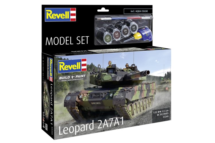 1:35 Revell 63360 Leopard 2A7A1 - Duitse Moderne Gevechtstank - Model Set - Rev63360 20 - REV63360