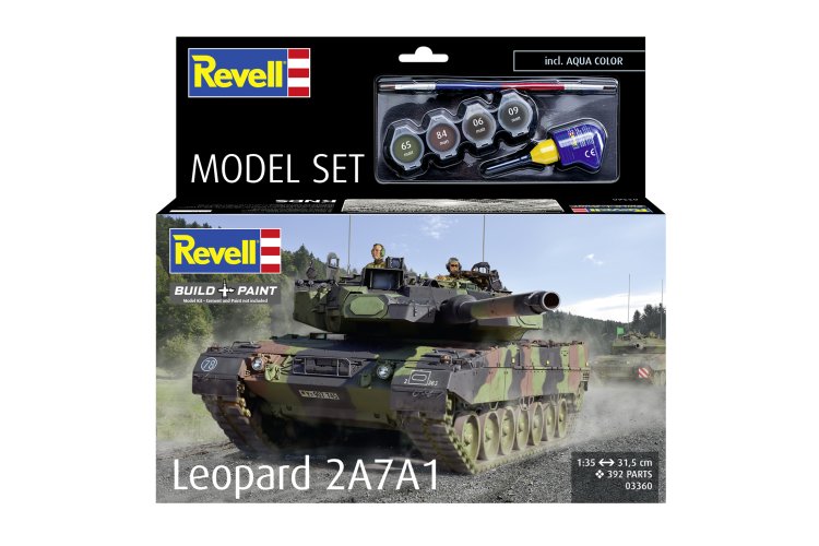 1:35 Revell 63360 Leopard 2A7A1 - Duitse Moderne Gevechtstank - Model Set - Rev63360 21 - REV63360
