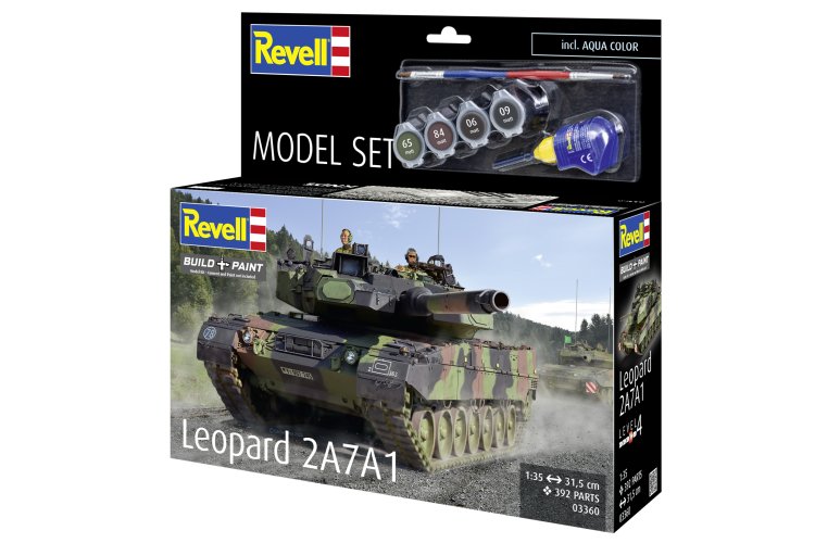 1:35 Revell 63360 Leopard 2A7A1 - Duitse Moderne Gevechtstank - Model Set - Rev63360 22 - REV63360