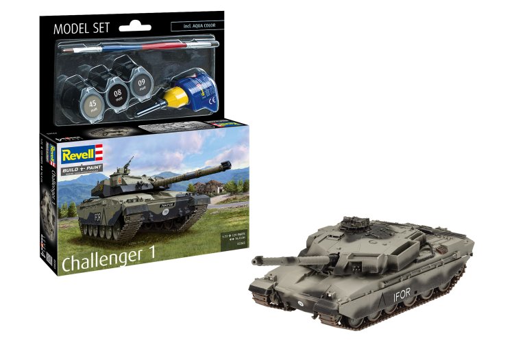 1:72 Revell 63365 FV4030 Challenger 1 - Tank - Model Set - Rev63365 1x - REV63365