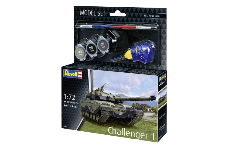 1:72 Revell 63365 FV4030 Challenger 1 - Tank - Model Set - Rev63365 40 - REV63365