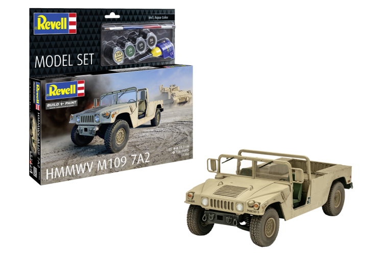 1:35 Revell 63366 Humvee M1097A2 - Pantserwagen - Militair Voertuig - Model Set - Rev63366 1 - REV63366